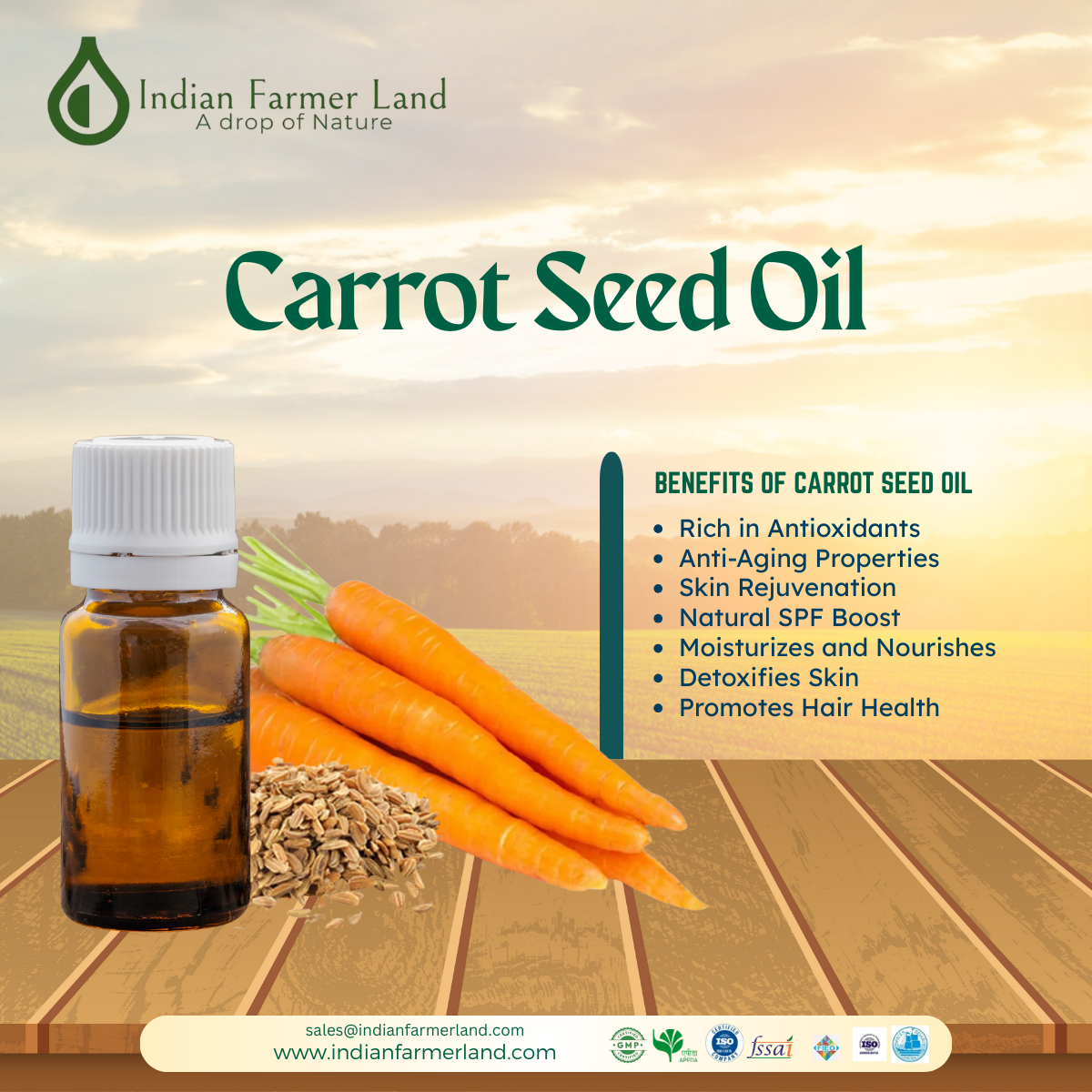 421 - Indian Farmer Land - Essential Oil Manufacturers and Exporters 421
