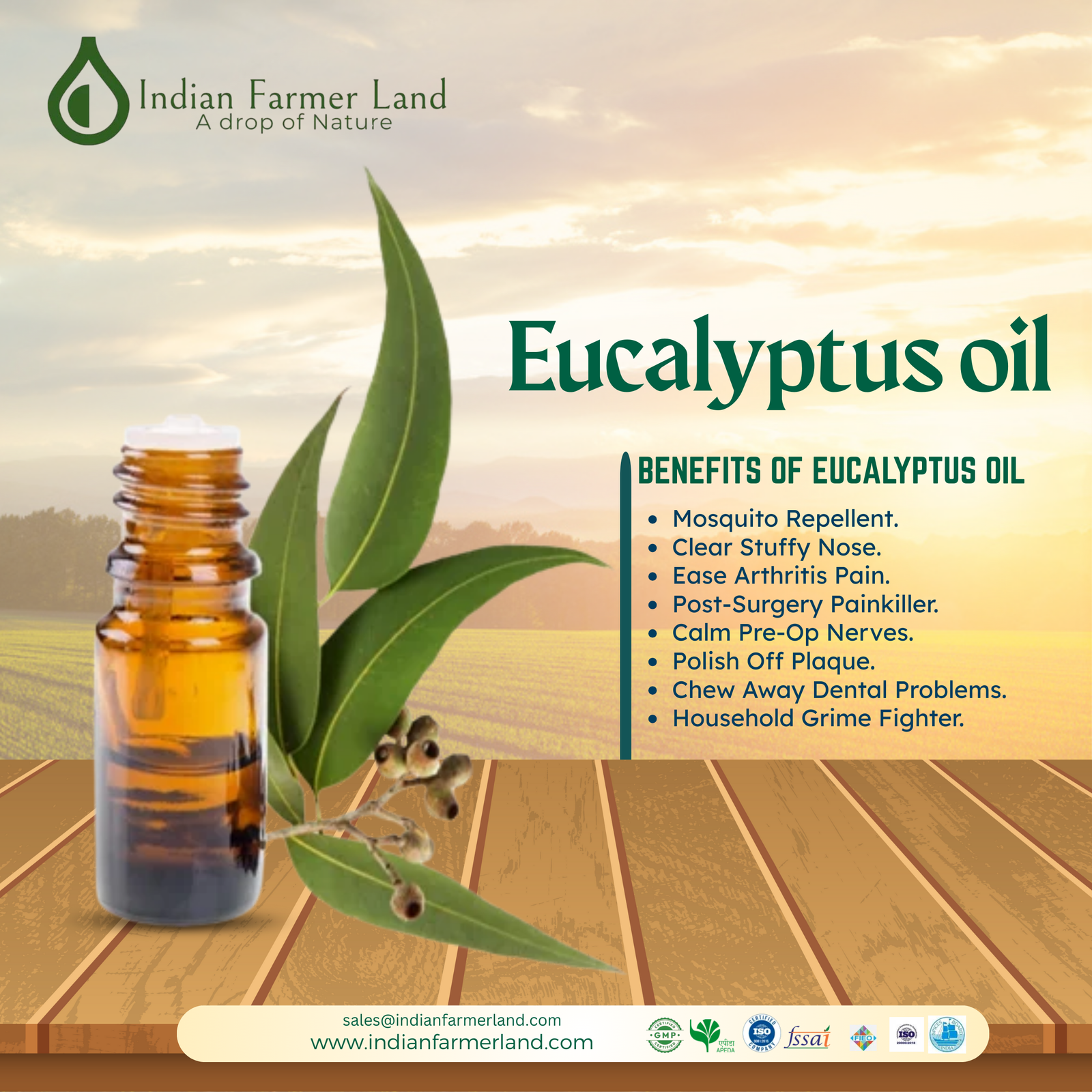 327 - Indian Farmer Land - Essential Oil Manufacturers and Exporters