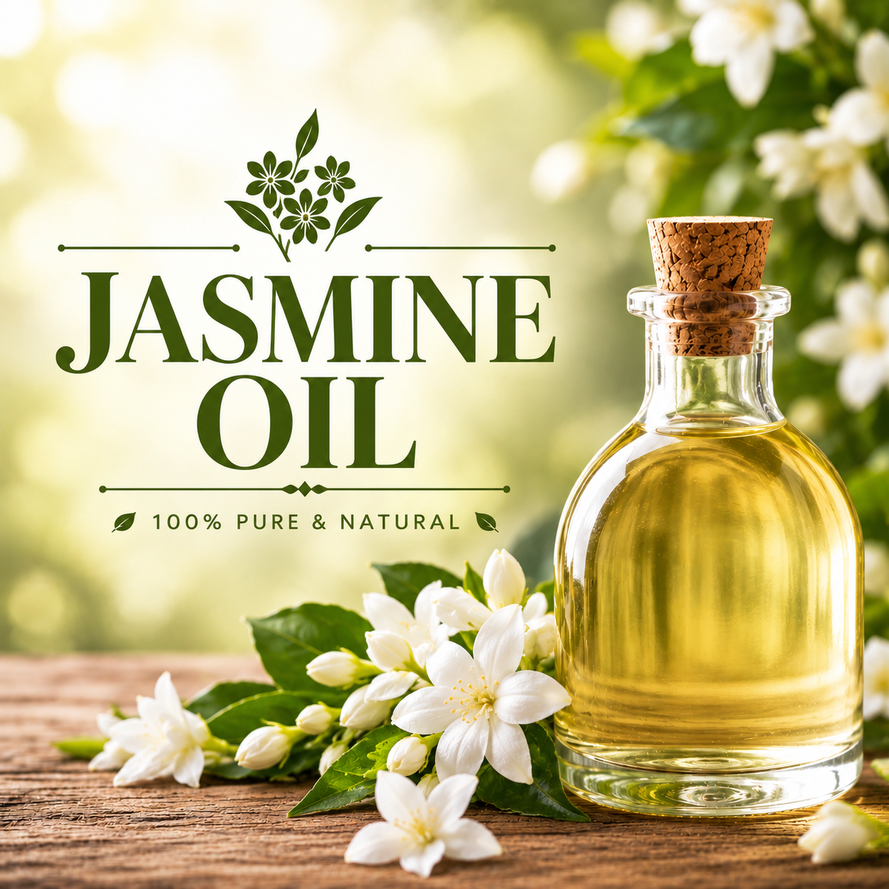 Jasmine Oil for Perfume, Skincare, Hair Care and Personal Care