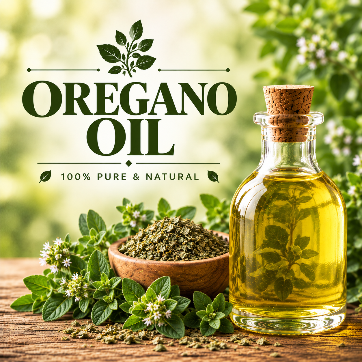 Oregano Oil for Food, Cosmetics, Personal Care and Fragrance Application