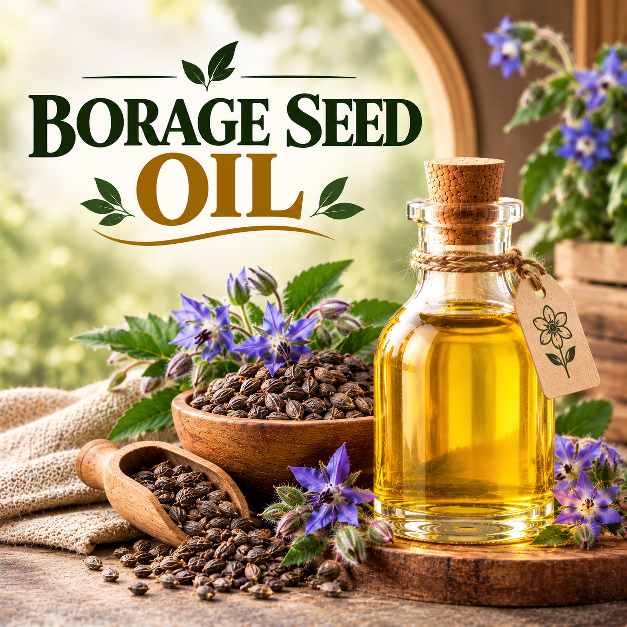 Borage Seed Oil for Skincare, Cosmetics and Personal Care Formulations